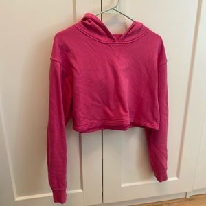 Lululemon sonic pink cropped hoodie